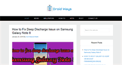 Desktop Screenshot of droidways.com
