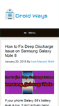 Mobile Screenshot of droidways.com